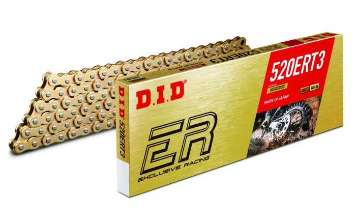 Did D.I.D Non-Sealed Chain 520Ert3 Gold 130Rb 520ERT3130RB