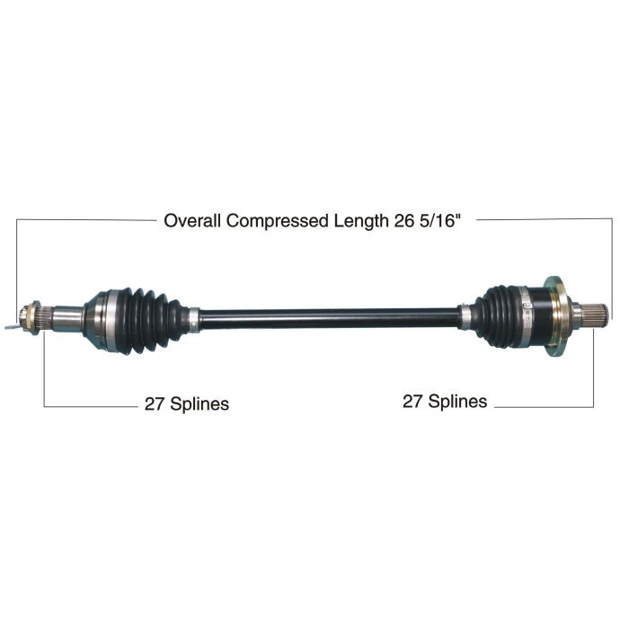 Tytaneum Heavy Duty Cv Axle Arctic Cat Rear Left / Right 813-0230