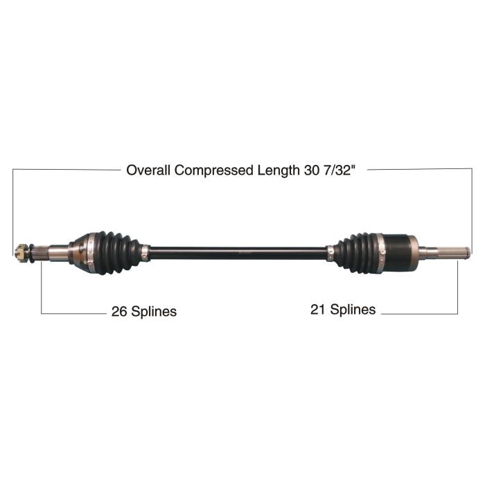 Tytaneum Heavy Duty Cv Axle Can-Am Front Right 813-0246