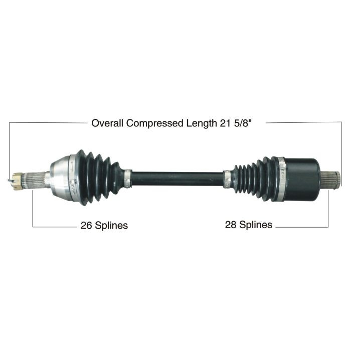 Tytaneum Heavy Duty Cv Axle Polaris Rear Left / Right 813-0300