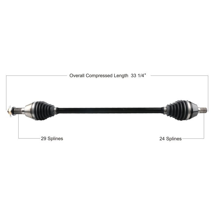 Tytaneum Heavy Duty Replacement Cv Axle Canam Front Left/Right CAN-6062HD
