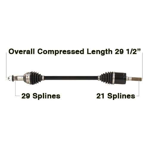 Tytaneum Cv Axle Heavy Duty Replacement Can-Am CAN-6082HD