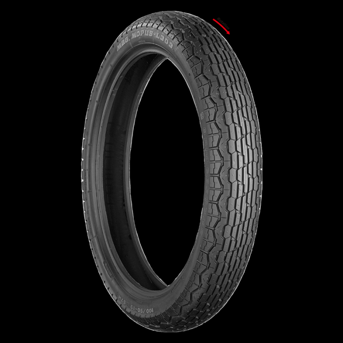 Bridgestone - Mag Mopus L303F 3.00-18-(47P) Tire 68888