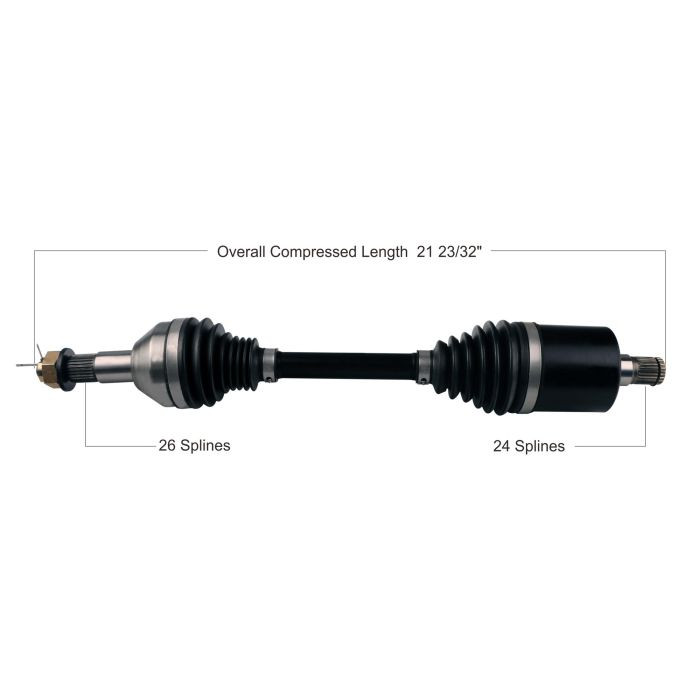 Tytaneum Heavy Duty Cv Axle Can-Am Rear Left 813-0260
