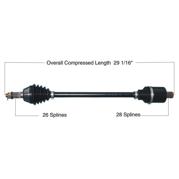 Tytaneum Heavy Duty Cv Axle Polaris Rear Left / Right 813-0315