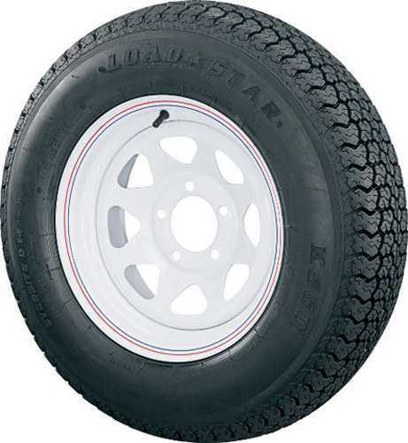 Atw St225/R75/15 (C) Tire & Wheel 6 Hole White 32508