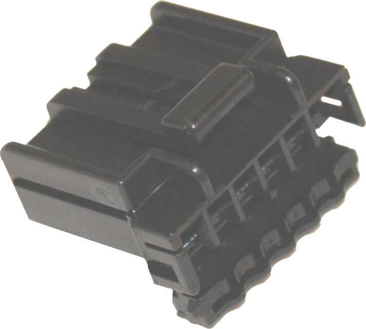 NAMZ CUSTOM CYCLE Amp 6-Wire Plug Housing Multilock Hd# 73156-96Bk NA-174923-2