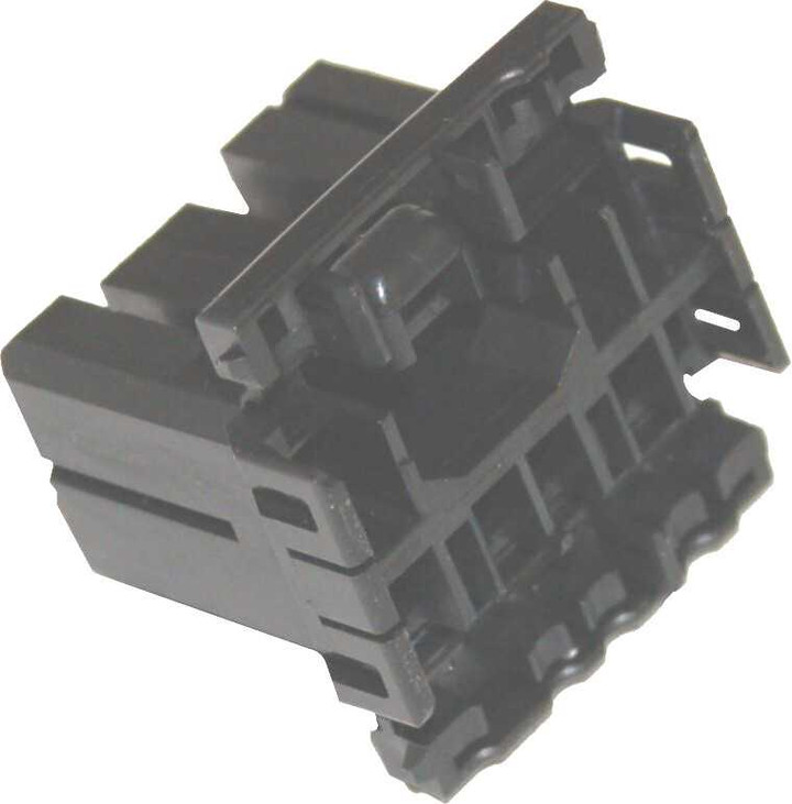 NAMZ CUSTOM CYCLE Amp 8-Wire Plug Housing Multilock Hd# 73158-96Bk NA-173850-2
