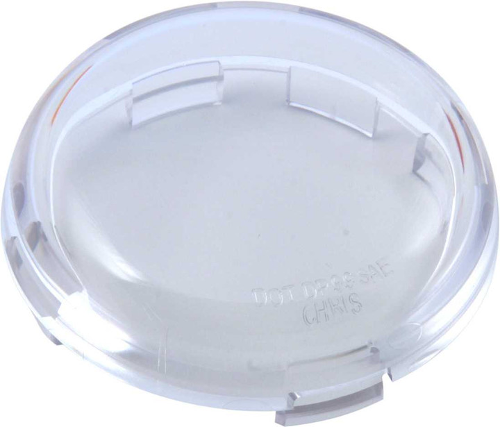 CHRIS PRODUCTS Turn Signal Lens Bullet Style Clear DHD5C