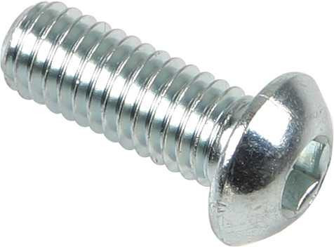 BOLT Button Head Allen Bolts 6X1.0X20Mm 10/Pk 024-40620