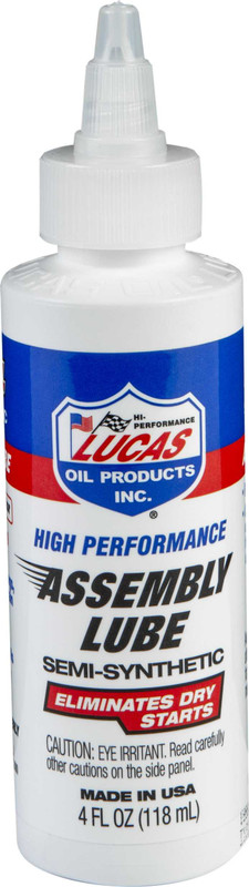 LUCAS Semi-Synthetic Assembly Lube 4 Oz (12/Case Sold Ea) 10152