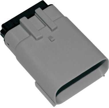 NAMZ CUSTOM CYCLE 16-Pin Male Connector Gry Left Hbar Control Hd 72492-07Gy NM-33482-1602