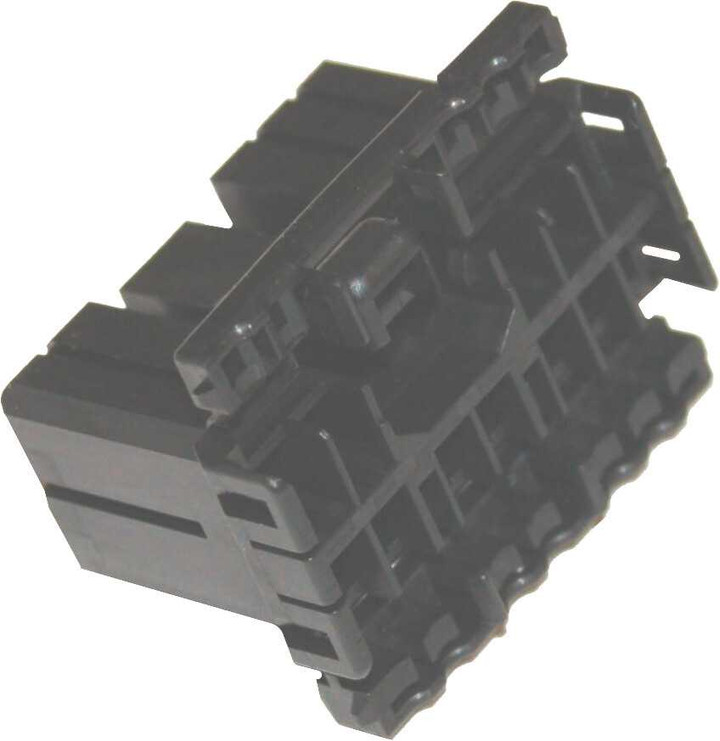 NAMZ CUSTOM CYCLE Amp 12-Wire Plug Housing Multilock Hd# 73164-96Bk NA-173851-2