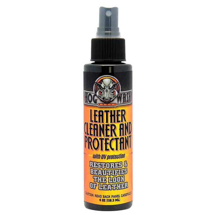 HOG WASH Leather Cleaner & Protectant W/Uv Protection 4Oz HW0547