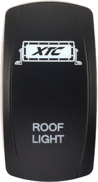 XTC POWER PRODUCTS Dash Switch Rocker Face Roof Light Bar SW00-00101005