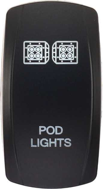 XTC POWER PRODUCTS Dash Switch Rocker Face Pod Ligghts SW00-00107039