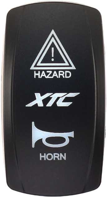 XTC POWER PRODUCTS Dash Switch Rocker Face Xtc Hazard/Horn SW00-00132037