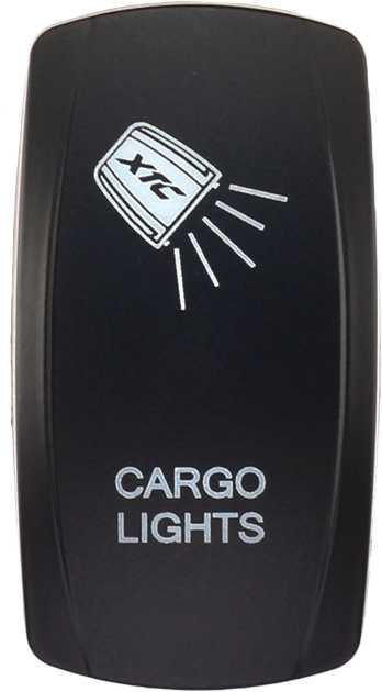 XTC POWER PRODUCTS Dash Switch Rocker Face Cargo Lights SW00-00138042