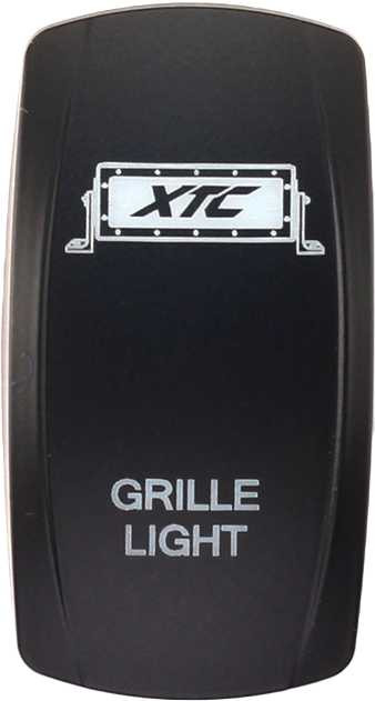 XTC POWER PRODUCTS Dash Switch Rocker Face Grille Light Bar SW00-00101003