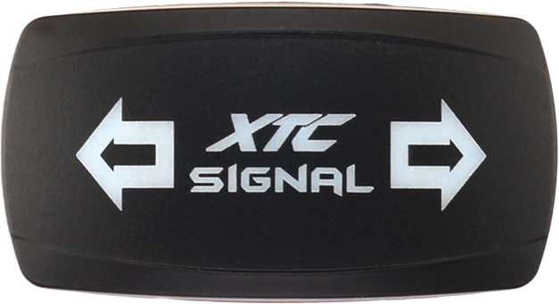 XTC POWER PRODUCTS Dash Switch Rocker Face Turn Signal Horizontal SW00-00116022