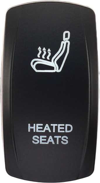 XTC POWER PRODUCTS Dash Switch Rocker Face Heated Seats SW00-00114014