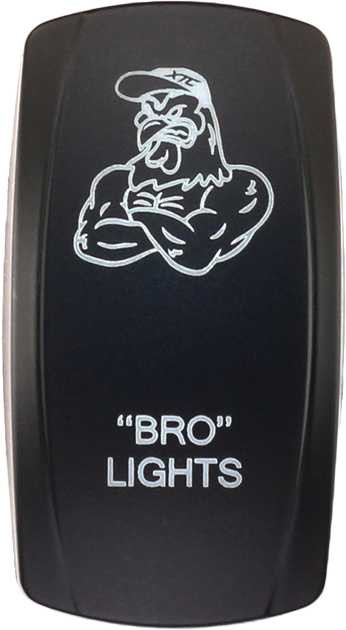XTC POWER PRODUCTS Dash Switch Rocker Face Bro Lights SW00-00141046