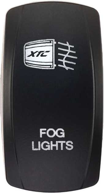 XTC POWER PRODUCTS Dash Switch Rocker Face Fog Lights SW00-00133029