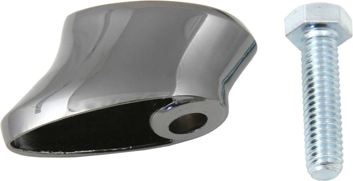 CHRIS PRODUCTS Support Bullet Turn Signal Short Black Nickel 8821-BN