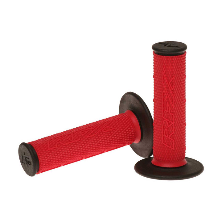 RFX Dual Compound Grips Red With Black Ends FXHG 20200 99RD
