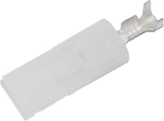 NAMZ CUSTOM CYCLE Amp .187" Fem White Socket Housing 20-Pk Hd 72294-94 NHD-72294-94