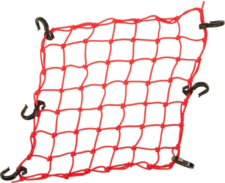 POWERTYE Cargo Net Adjustable Red 15"X15" 50151