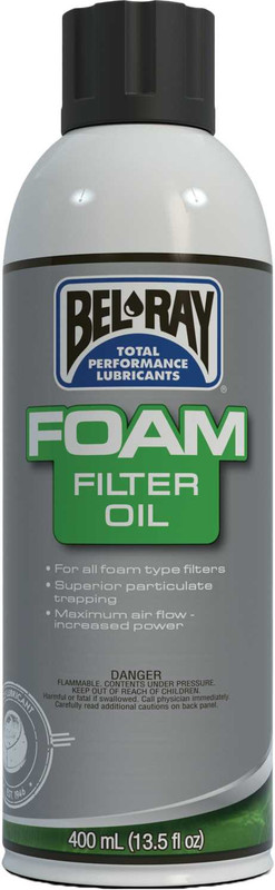 BEL-RAY Foam Filter Oil Spray W/P 400Ml (12/Case Sold Ea) 99200-A400W