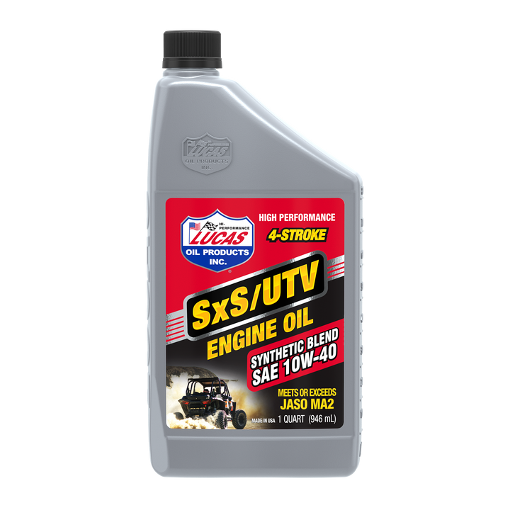 LUCAS Sxs Semi Synthetic Engine Oil 10W40 1 Qt (6/Case  Sold Ea) 11196