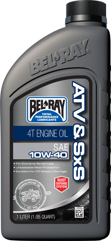 BEL-RAY Atv Trail Mineral Oil 10W40 4T 1L (12/Case  Sold Ea) 99050-B1LW