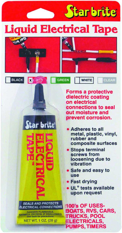 STAR BRITE Liquid Electrical Tape Red 1 Oz 84155