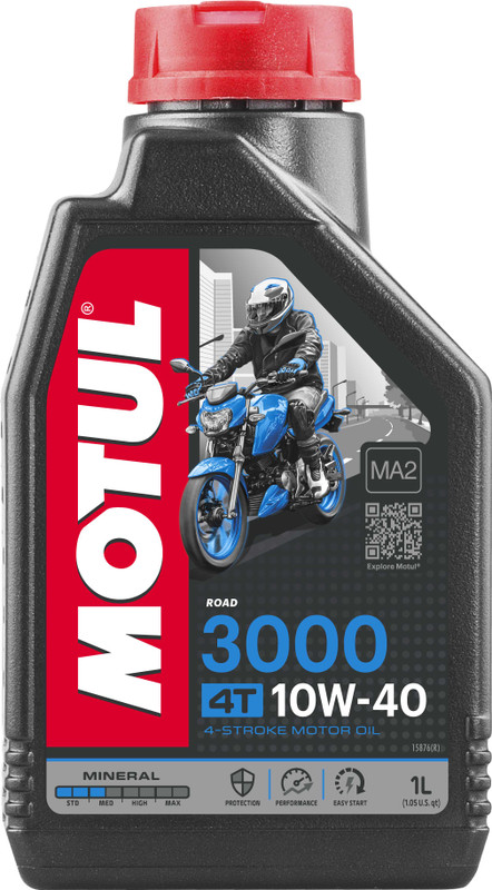 MOTUL 3000 Petroleum Oil 10W40 1L 12/Case 107672