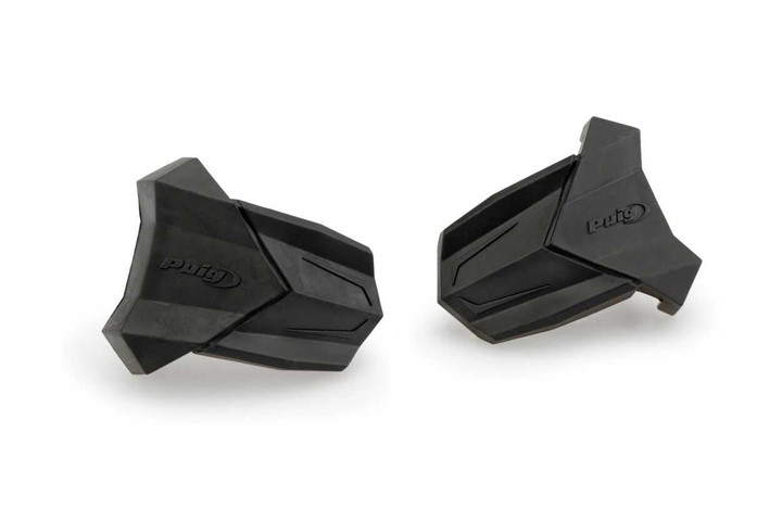 PUIG Rubber End Replacement Frame Slider R19 Pair Black 3148N