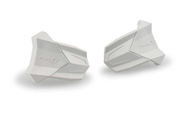 PUIG Rubber End Replacement Frame Slider R19 Pair White 3148B