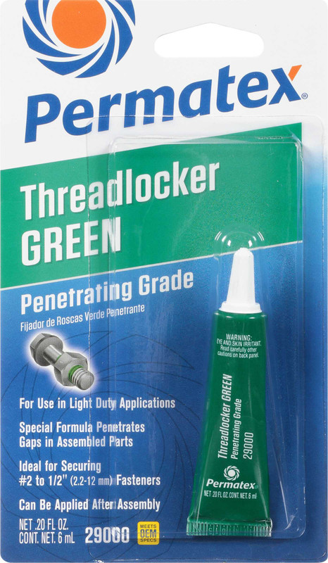 PERMATEX Penetrating Grade Threadlocker Green 6 Ml 29000