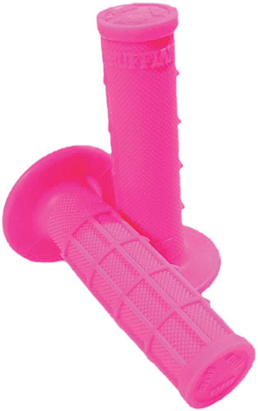 ODI Ruffian Half Waffle Grips Pink H01RFP