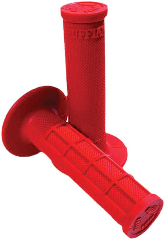ODI Ruffian Half Waffle Grips Red H01RFR