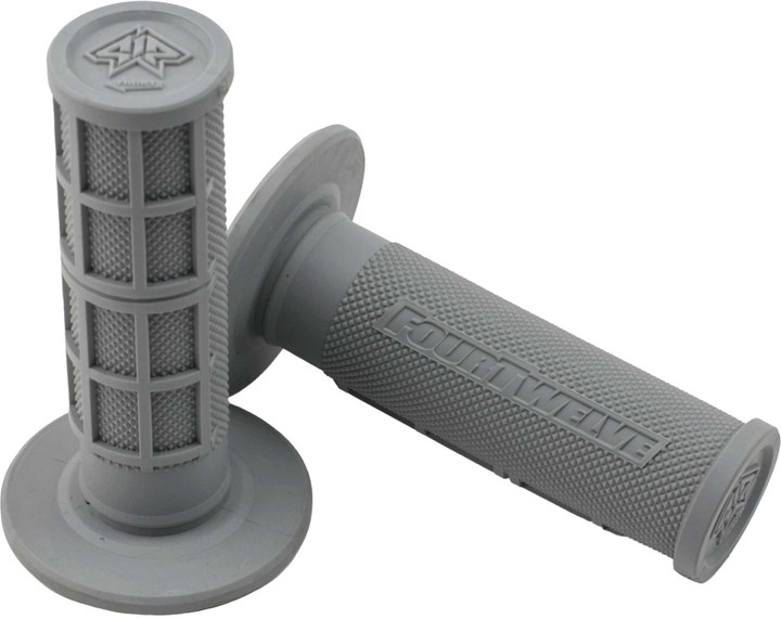 FOUR TWELVE Pee Wee / Pit Bike Mini Grips 7/8" (Grey) 412-G201