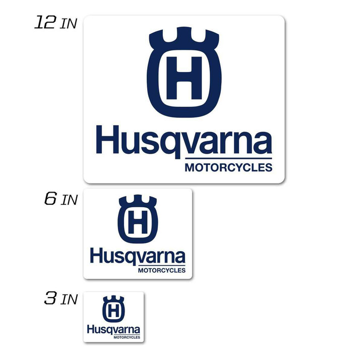 D-COR Husqvarna Icon Decal 12"Square 40-70-110