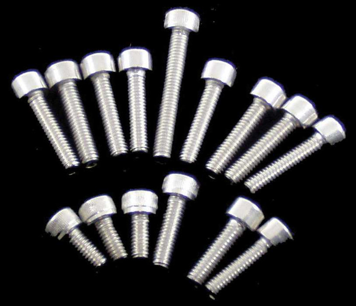 MODQUAD 15 Piece Clutch Wtr Cover Stainless Bolt Kit BS1-3