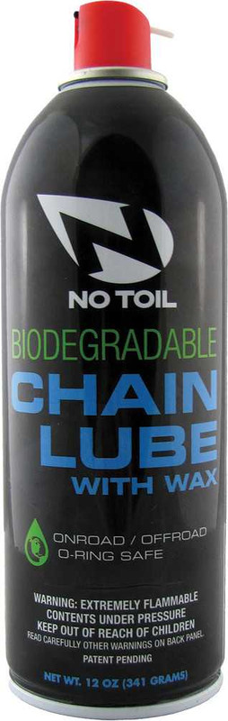 NO TOIL Biodegradable Chain Lube W/Wax 12Oz NT401