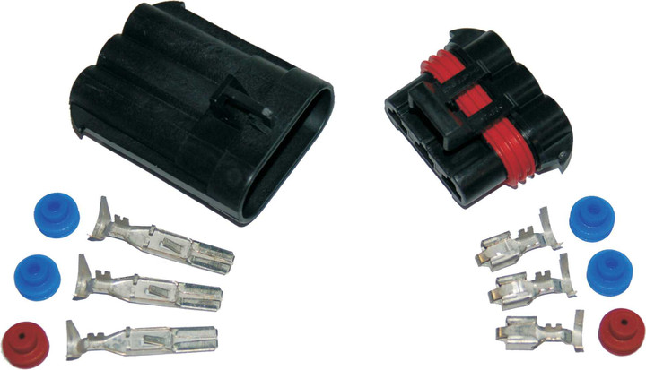 NAMZ CUSTOM CYCLE Amp Power Plug Kit Male/Fem Qck Dscnnct Saddle Bag Amps NAP-PP01