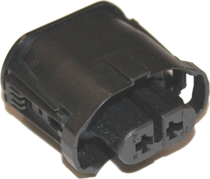 NAMZ CUSTOM CYCLE Headlight Connector Black Hd 72449-01 Vrod NA-1-1355668-2