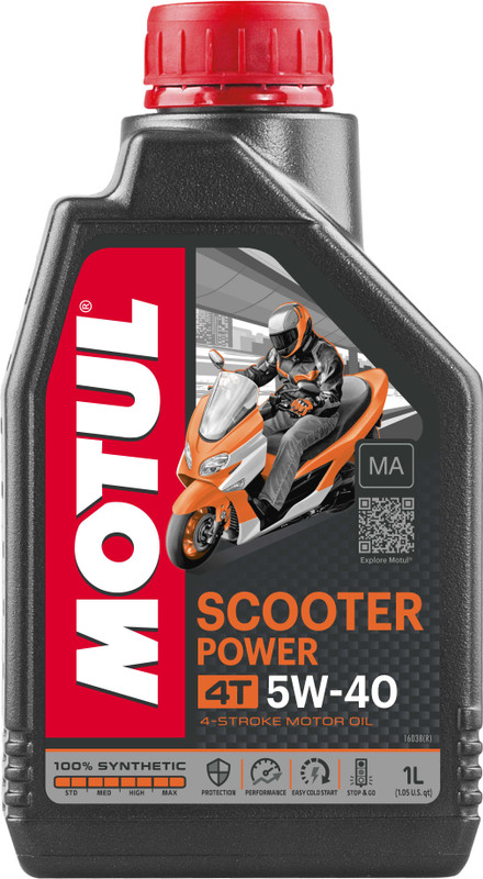 MOTUL Scooter Synthetic Oil 4T 5W40 1L 105958