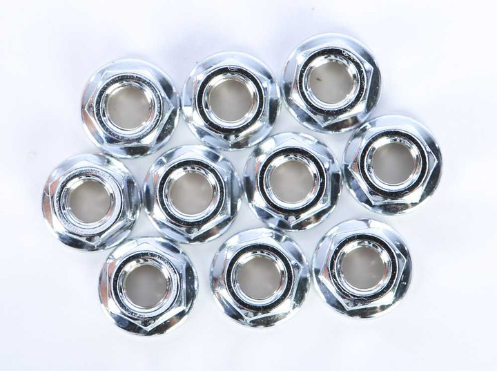 GARDNERWESTCOTT Flange Nut Chrome 10/Pk 44549