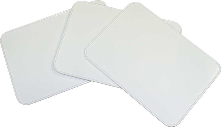 UNI Plastic Number Plate 10"X12" 3/Pk NP-300 W/C